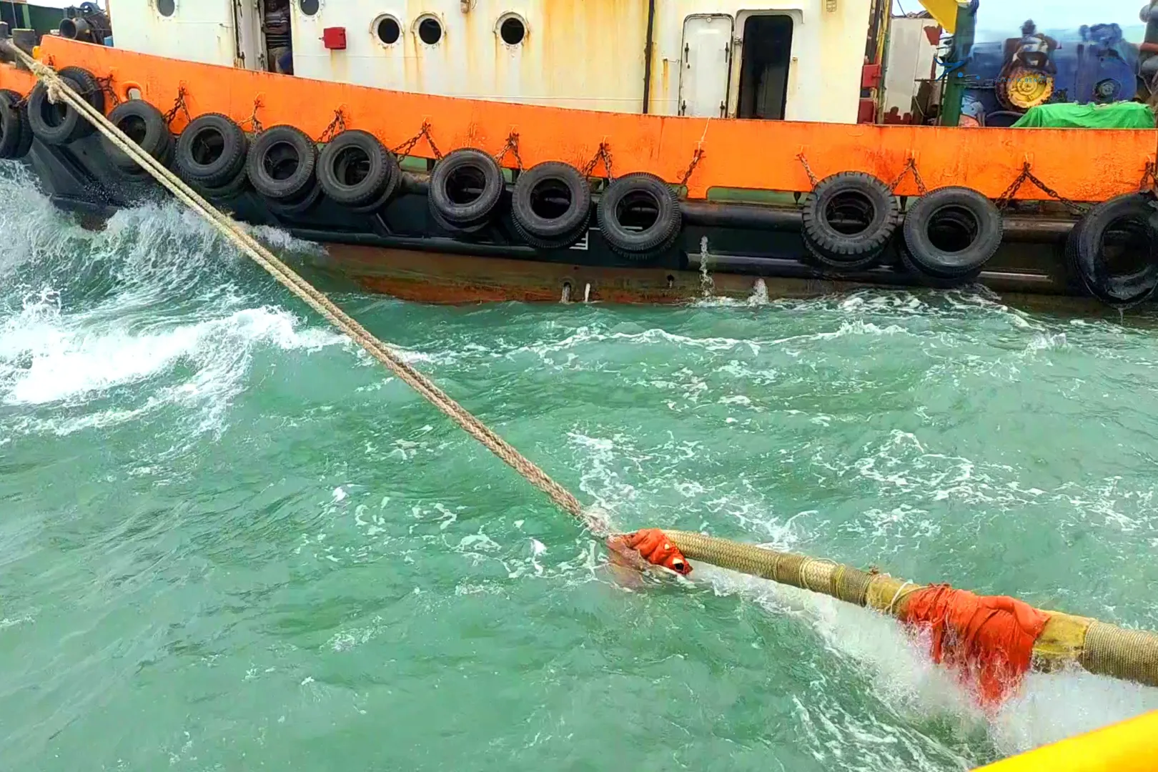 SPM Split & Twisted Mooring Rope Retrieval